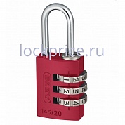 Навесной замок ABUS 145/20 (красный)